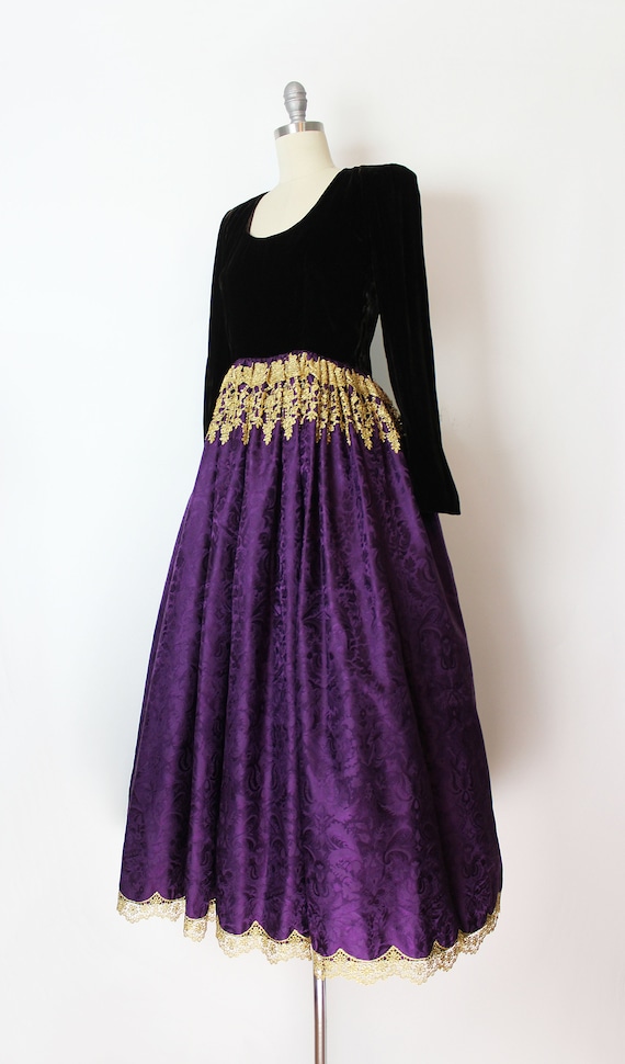 vintage 80s evening gown / 1980s OSCAR de la RENT… - image 3