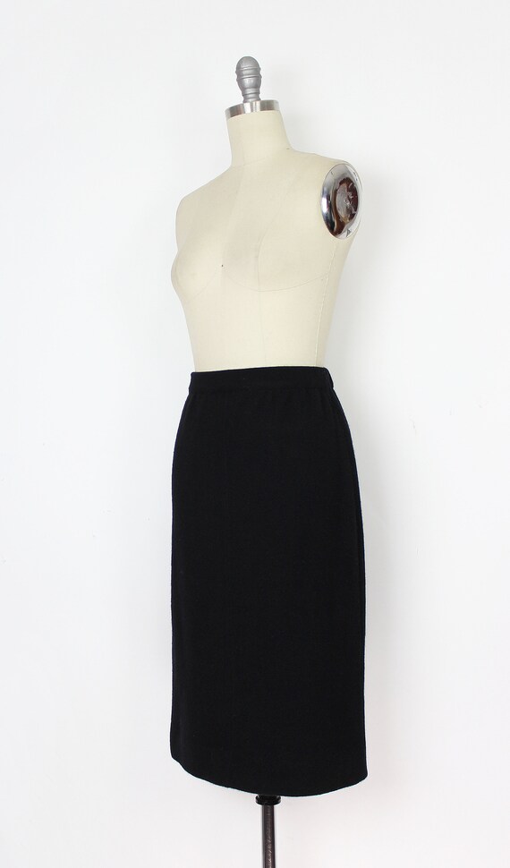 vintage 70s HALSTON cashmere skirt / 1970s cashme… - image 3