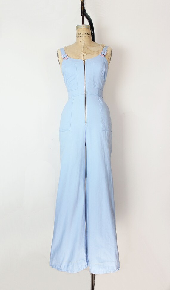 vintage 70s jumpsuit / 1970s overall jumpsuit / vinta… Gem