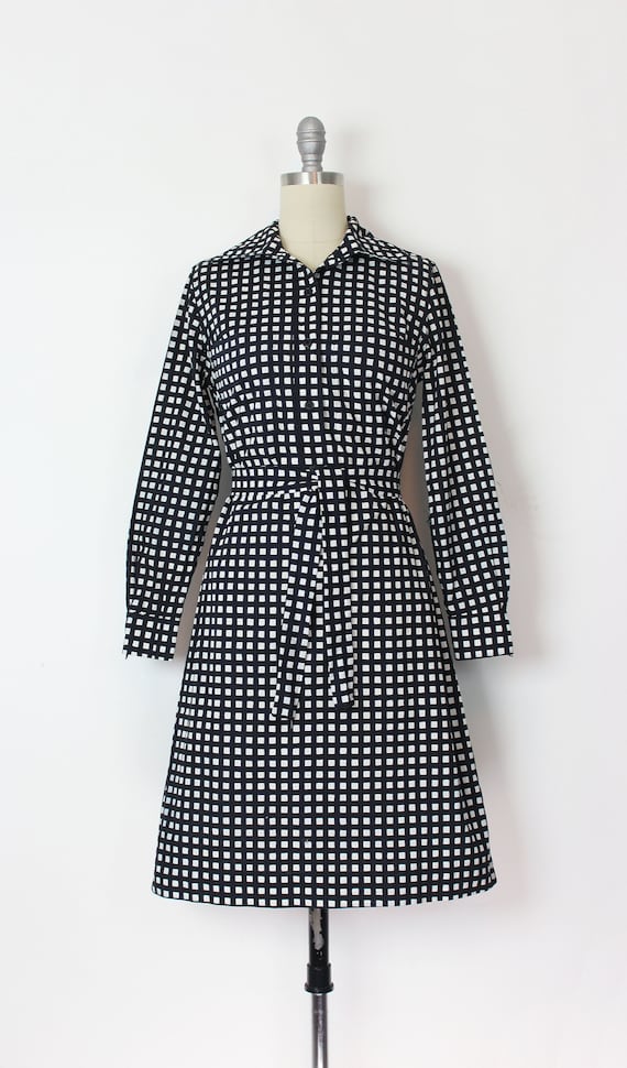 vintage 70s MARIMEKKO dress / 1970s cotton shirt … - image 2