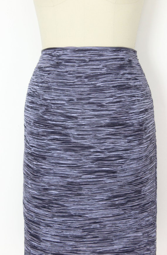 vintage plisse skirt / 1980s MARY MCFADDEN skirt … - image 5
