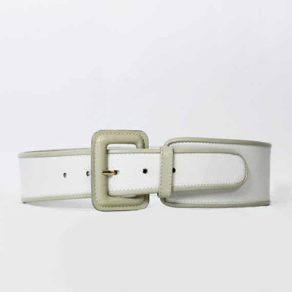 vintage CHRISTIAN DIOR belt / Dior leather belt / 