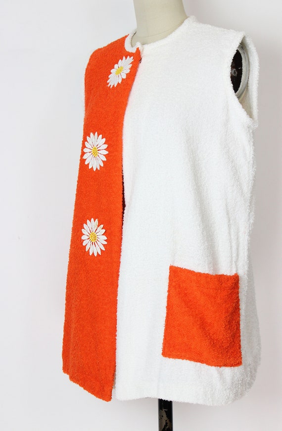 vintage 60s towel top set / 1960s towelling top /… - image 5