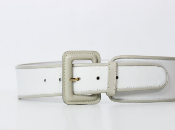 vintage CHRISTIAN DIOR belt / Dior leather belt /… - image 4