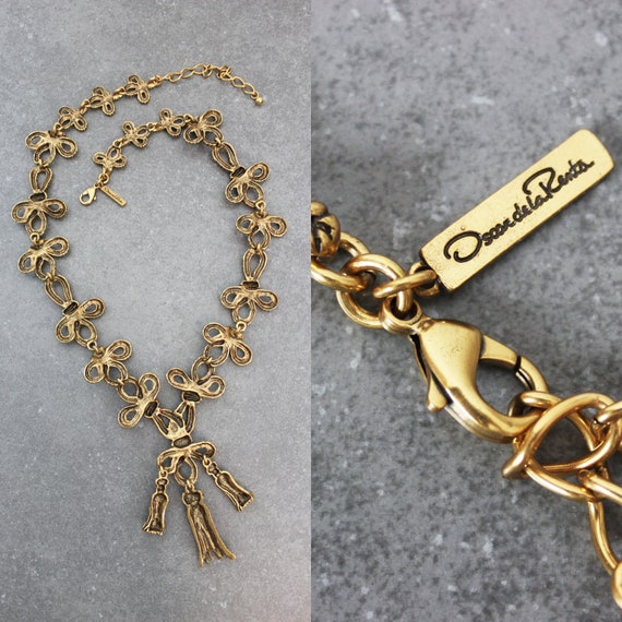 Vintage OSCAR De La RENTA Necklace / 1990s Designer Necklace / - Etsy Vintage OSCAR De La RENTA Necklace / 1990s Designer Necklace / - Etsy