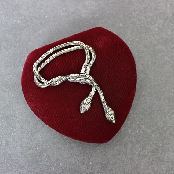 vintage 30s snake bracelet / 1930s snake jewelry /