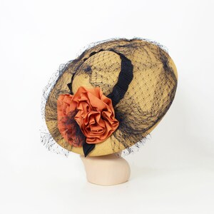 Vintage Emilio Pucci Sun Hat ISO Vintage 60s EMILIO PUCCI Hat / 1960s Sunhat / Italian Bucket  main image 4