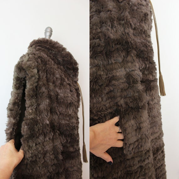 vintage 70s GUCCI cape / 1970s fur cape / Gucci f… - image 8