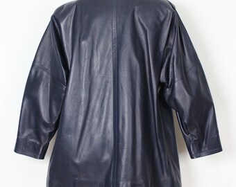 Vintage Yves Saint Laurent Leather Jacket / 1980s Leather Vintage Yves Saint Laurent Leather Jacket / 1980s Leather