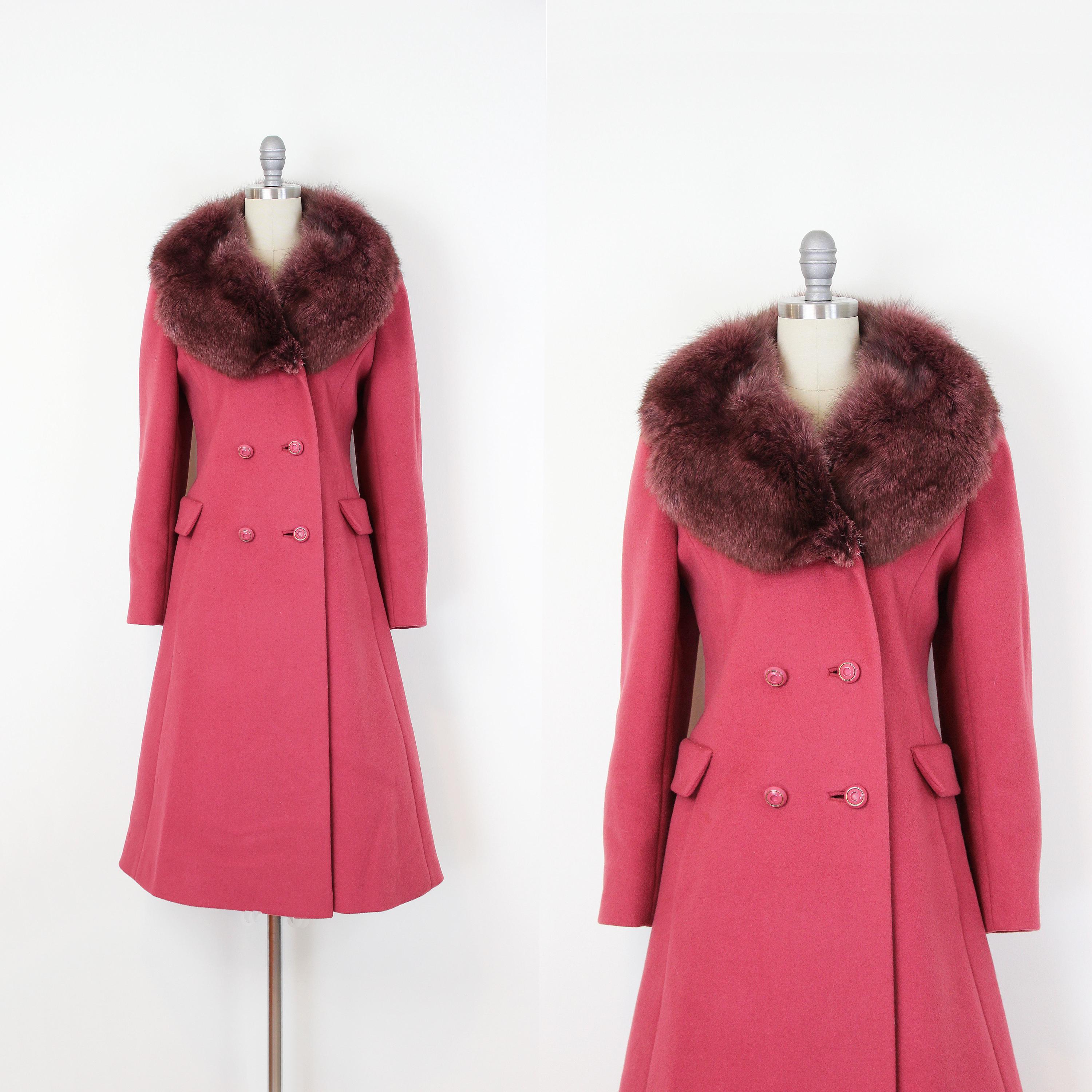 Red Coat Fur Collar - Etsy