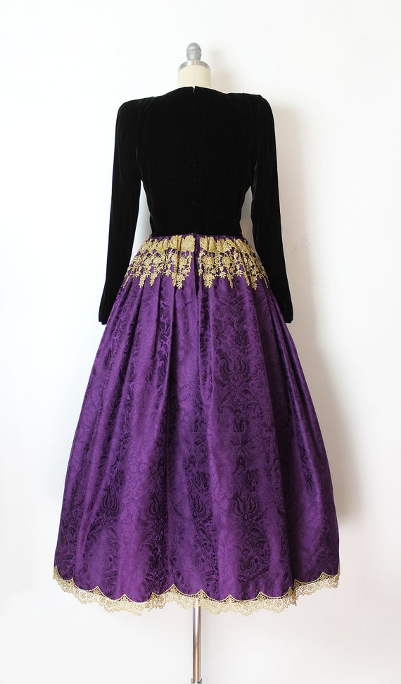 vintage 80s evening gown / 1980s OSCAR de la RENT… - image 4