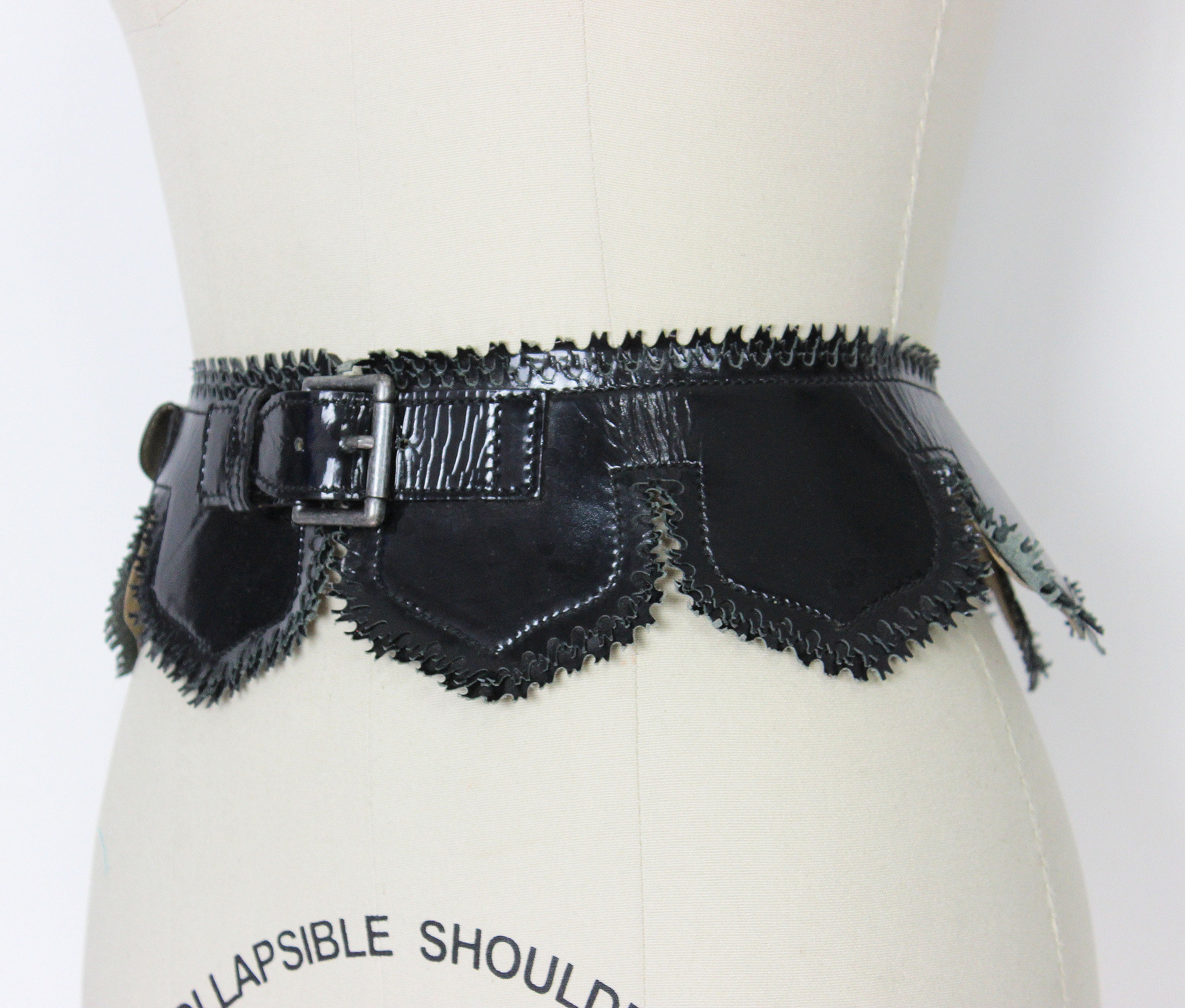 Ayliss Women's Patent Leather Belt Fashion Vintage Retro Cinch Corset  Waistband Wide High Waist Belts For Jeans Dress