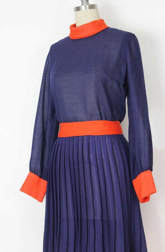 vintage 60s dress / 1960s mod color block dress /… - image 6