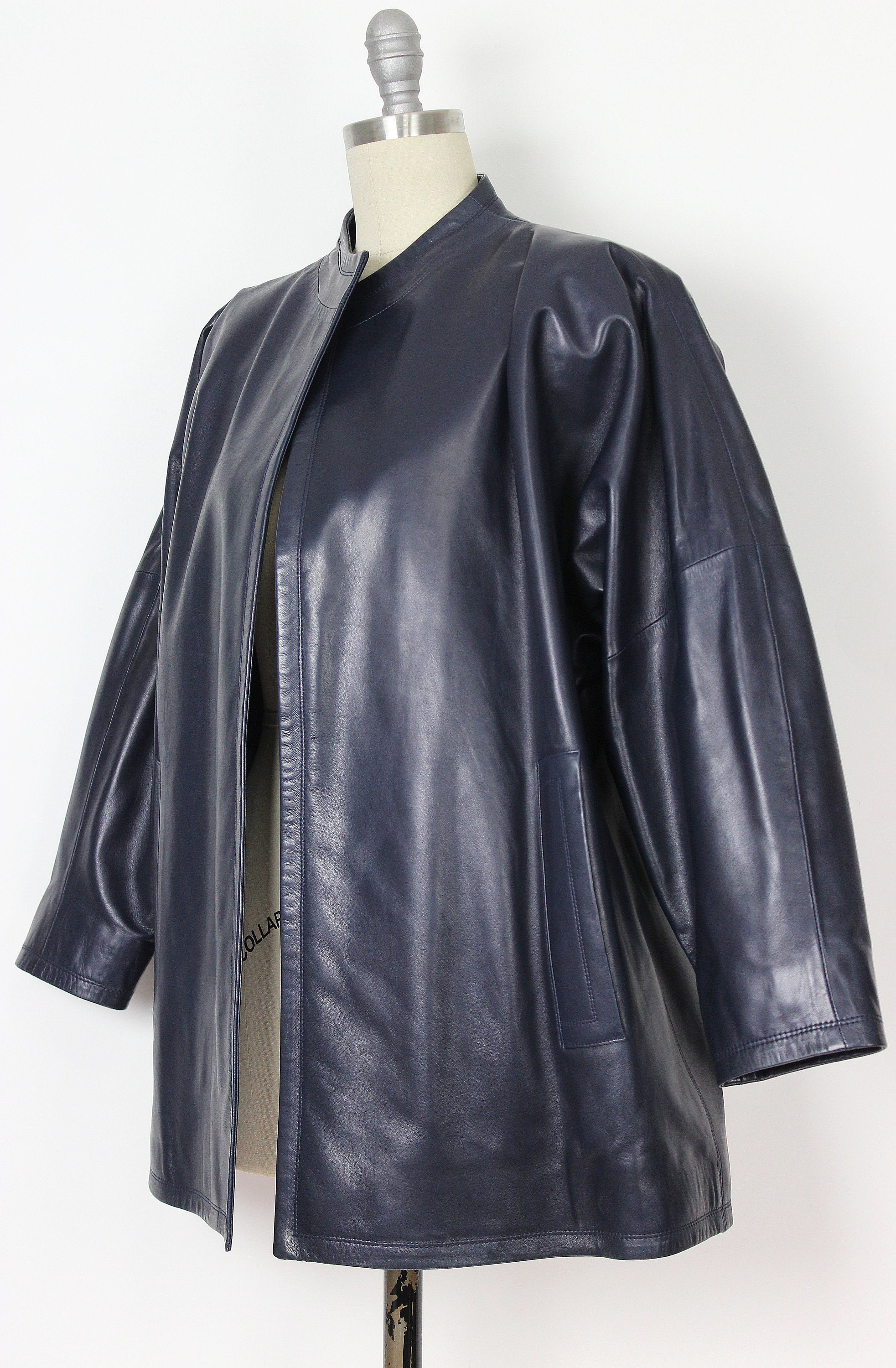 80s Yves Saint Laurent Leather Jacket — Mind Garden Vintage