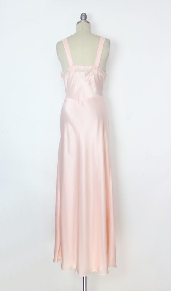 1940s Silk and Chiffon Slip