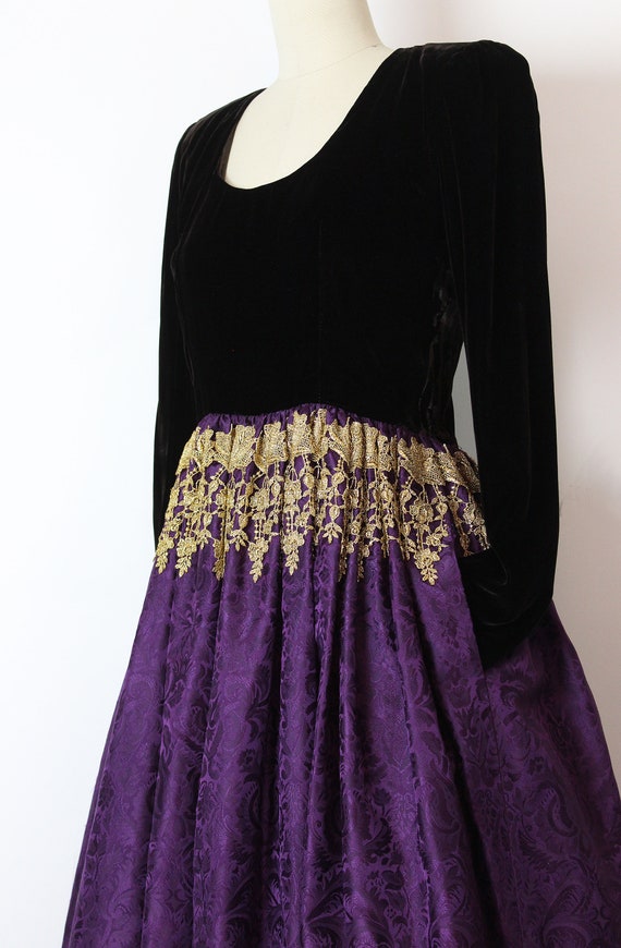 vintage 80s evening gown / 1980s OSCAR de la RENT… - image 7