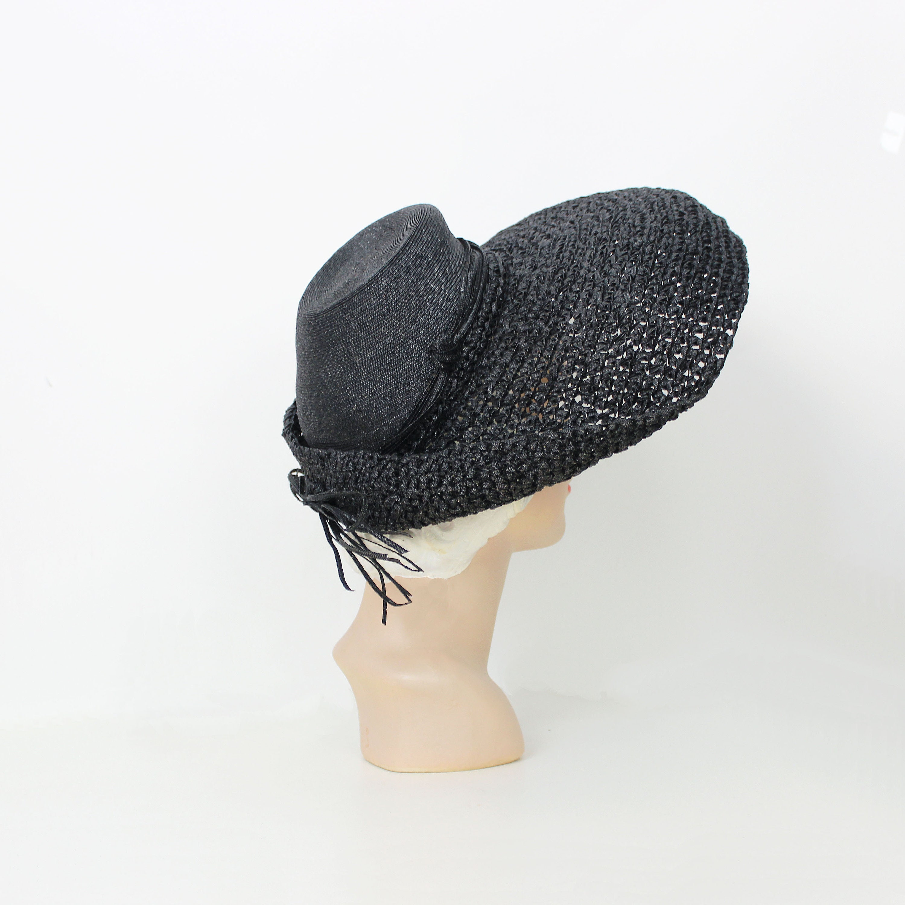ヴィンテージ vintage トーク帽　帽子　ハット dobbs-boater-hat-vintage-
