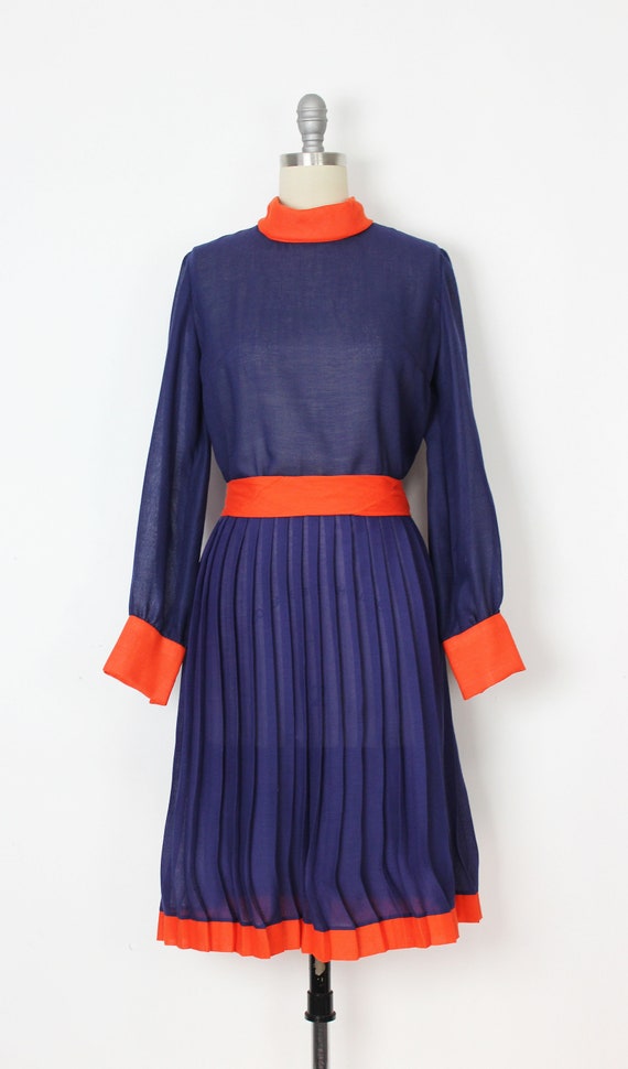 vintage 60s dress / 1960s mod color block dress /… - image 2