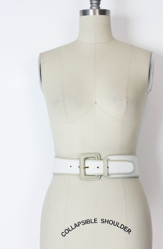 vintage CHRISTIAN DIOR belt / Dior leather belt /… - image 2