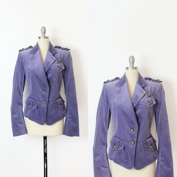 vintage velvet jacket / vintage Yves Saint Laurent