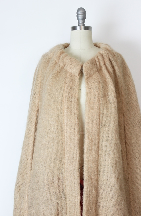 vintage 60s cape / 1960s PAULINE TRIGERE cape / c… - image 9