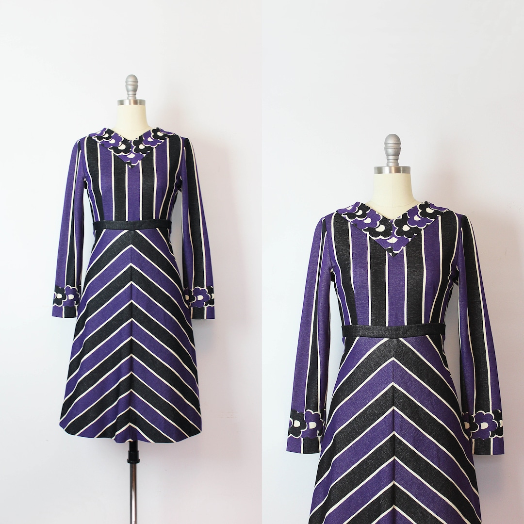 Vintage 70's | Kenny Classics Donnkenny Stripe Dress main image 1
