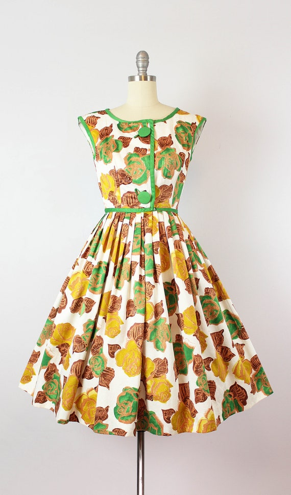 floral cotton sundress