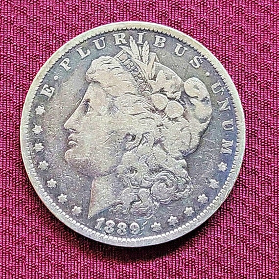 1889 O Morgan retailer Silver Dollar Coin #4