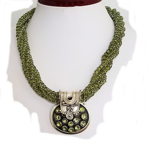 Peridot necklace kohls outlet