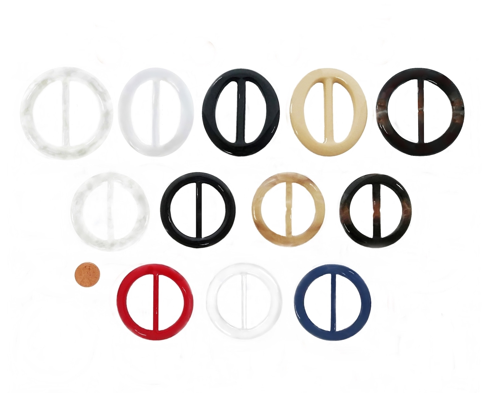 NEW 12 Pc T Shirt Slide Ring Clip & Scarf Slide Buckle. All Etsy