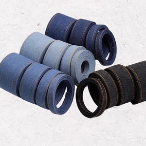 8.	Narrow denim ribbon strips for detailed craft work 
9.	Rustic denim ribbon bundle for DIY accessories 
10.	Soft jean ribbon material for sewing and design