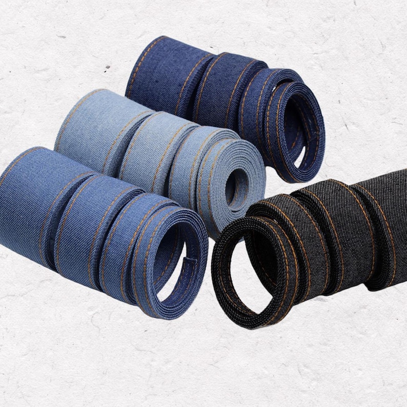 8.	Narrow denim ribbon strips for detailed craft work 
9.	Rustic denim ribbon bundle for DIY accessories 
10.	Soft jean ribbon material for sewing and design