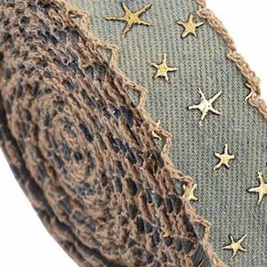 1.	Denim ribbon with embossed star pattern 
2.	Vintage washed denim ribbon for DIY crafts 
3.	3D star textured ribbon close-up 
4.	Blue jean ribbon with decorative edge trim 
5.	Black denim ribbon for fashion accessories 
6.	Textured ribbon for hair bow making 
7.	Assorted denim ribbons in multiple shades 
8.	Fabric ribbon for clothing embellishment 
9.	Stylish denim trim for handmade projects 
10.	Wide denim ribbon rolls for crafts