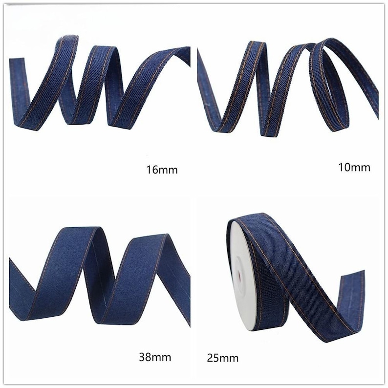 8.	Narrow denim ribbon strips for detailed craft work 
9.	Rustic denim ribbon bundle for DIY accessories 
10.	Soft jean ribbon material for sewing and design