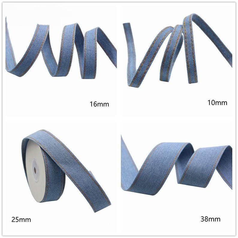 8.	Narrow denim ribbon strips for detailed craft work 
9.	Rustic denim ribbon bundle for DIY accessories 
10.	Soft jean ribbon material for sewing and design