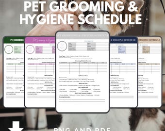 Programa definitivo de aseo e higiene para mascotas - Registro digital profesional de baños para perros - Seguimiento del corte de uñas de gatos - Diario de salud y bienestar