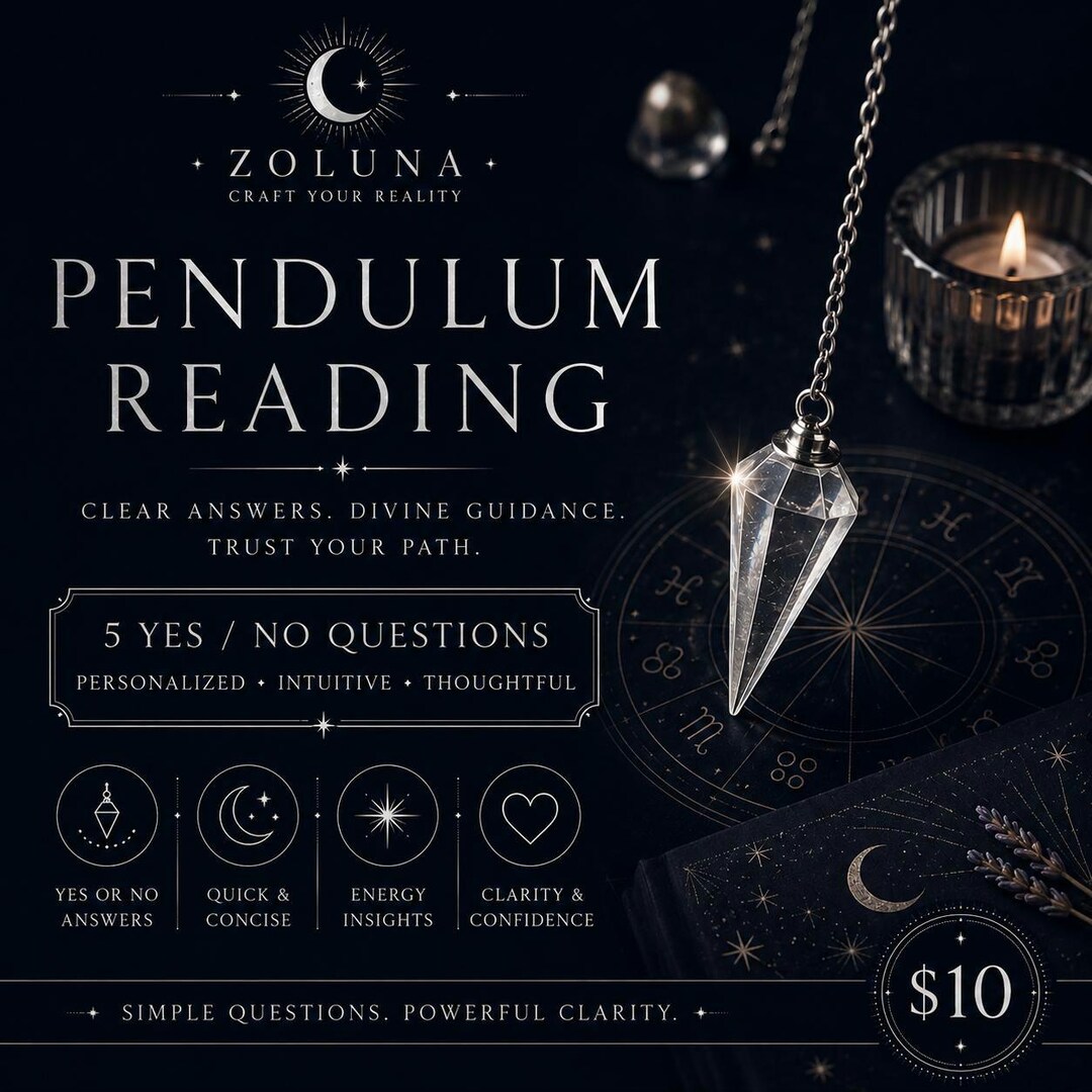 5 Question Pendulum Reading (pdf) - Etsy Australia