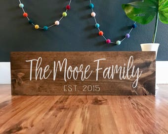 family plaque etsy