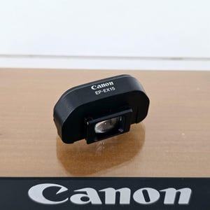 Vintage Near Mint Genuine Canon EP-EX15 Viewfinder Extender Lens From Japan