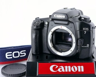 Canon EOS 7 ELAN 7E, original, 35 mm filmkamera, Japan