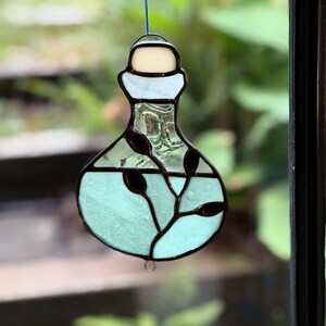 Thyme Potion-Intermediate Beginner Stained Glass Suncatcher Pattern SVG PDF PNG
