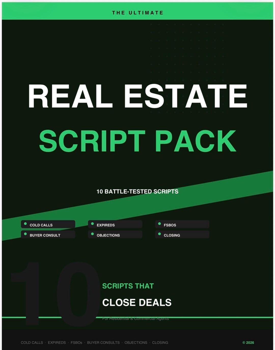 Real Estate Script Example Real Estate Scripts Pack – 10 Closing Scripts for Realtors (digital ...