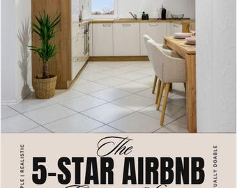 5-Star Airbnb Cleaning Checklist | Host Turnover System (Digital Download)