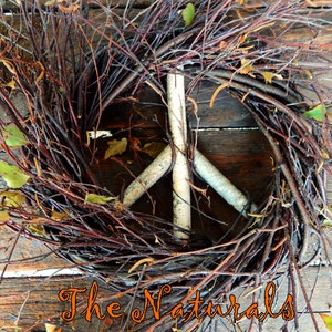 Wild Birch Twig PEACE SIGN WREATH