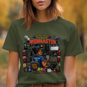 ハッシュ・ハウス・ハリアーズ ウェブマスター Tシャツ | ランニングクラブのミッションコントロールTシャツ、ランナーへの面白いギフト