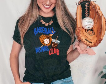 Baseball Mom Club PNG, Baseball SVG, Digital Download