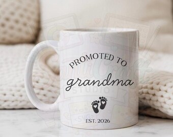 Promoted to Grandma 2026, New Grandma PNG , Digital Download