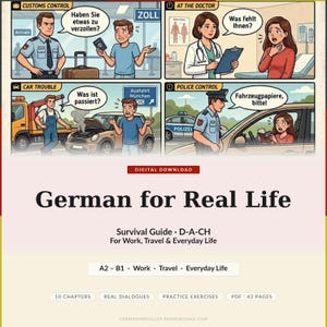 Guía de conversación en alemán para la vida real (PDF) / Trabajo, viajes y vida cotidiana / Diálogos auténticos A2-B1