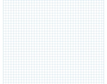 Papel cuadriculado matemático / Papel cuadriculado a escala para dibujo y planificación (descarga digital)