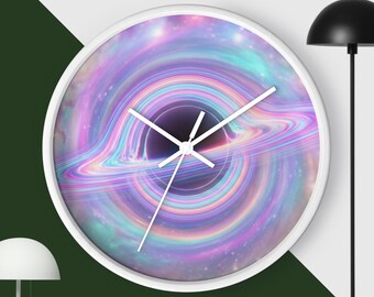 Pastel Gargantua Silent Wall Clock – Modern Square Art Clock for Home Office & Studio Decor (10″)